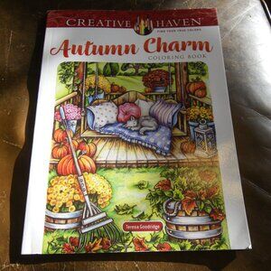 Creative Haven Autumn Charm Coloring Book